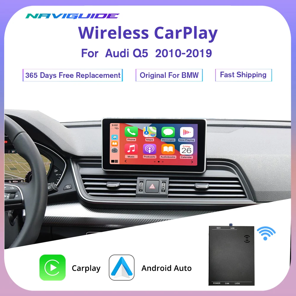 

Интерфейсы для автомобилей Audi Q5 2009-2015, AirPlay Mirror Link