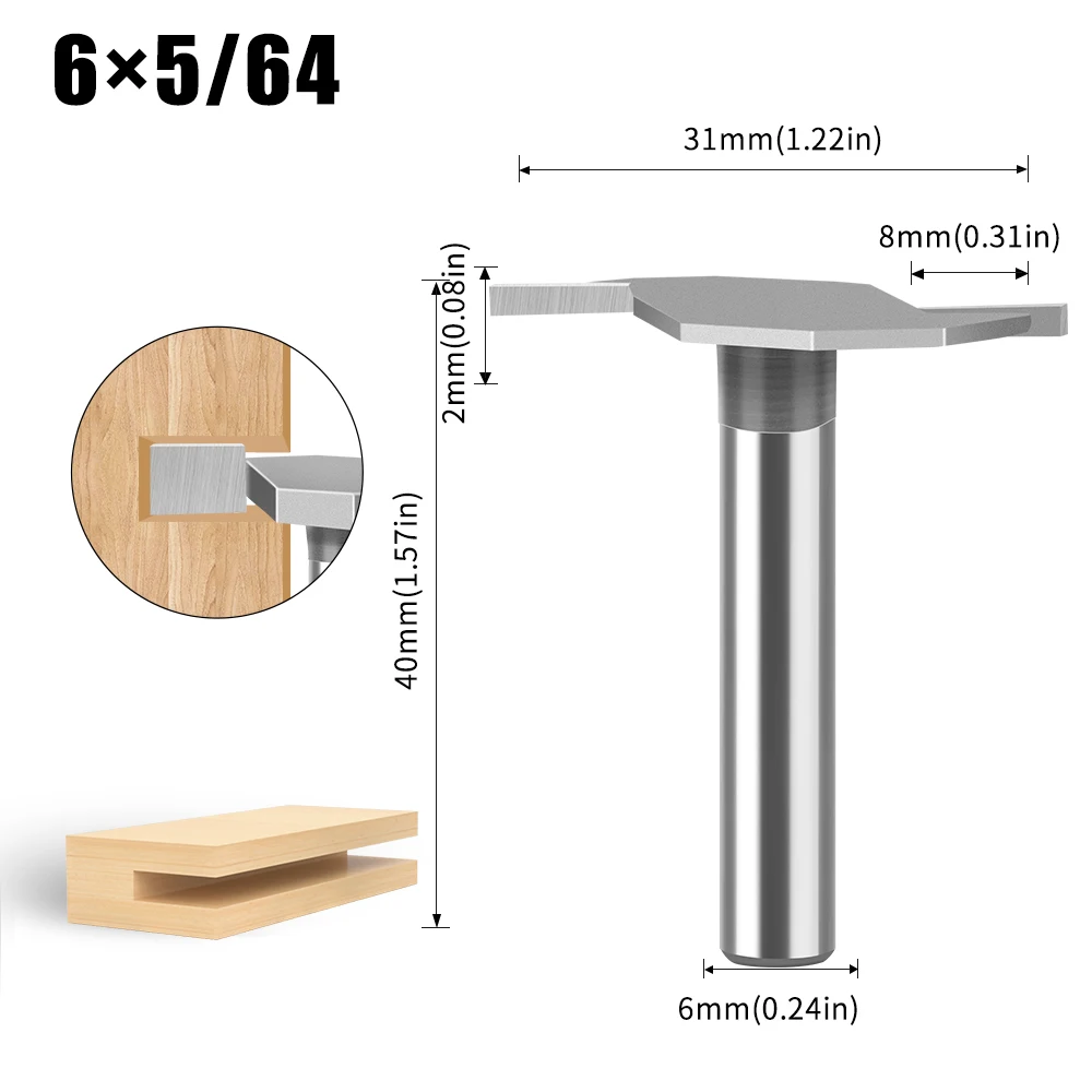 

Фреза T-образная из вольфрамового сплава JGZUI 6 мм 12 мм