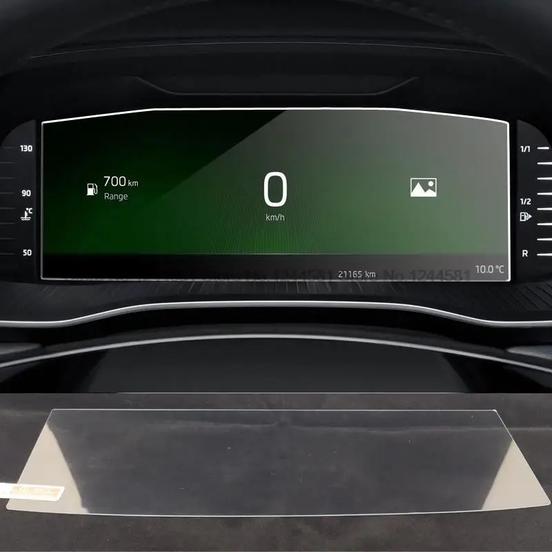 

Протектор экрана из закаленного стекла для Skoda Octavia A8 10 дюймов 2020 2021, автомобильный мультимедийный дисплей с радио, аксессуары для интерьера автомобиля