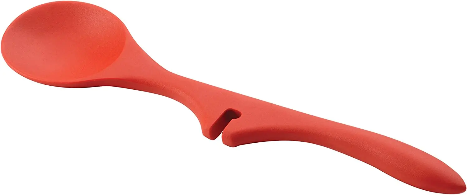 

Silicone Lazy Spoon/Kitchen and Kitchen Utensil, 33 cm, Wine Red