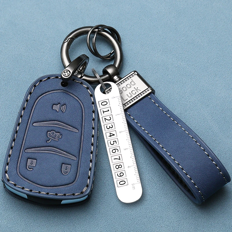 Для Cadillac ATS CTS DTS XT5 CT6 Escalade ESV SRX STS XTS ELR 2014-2018 автомобильный смарт-кнопочный чехол для