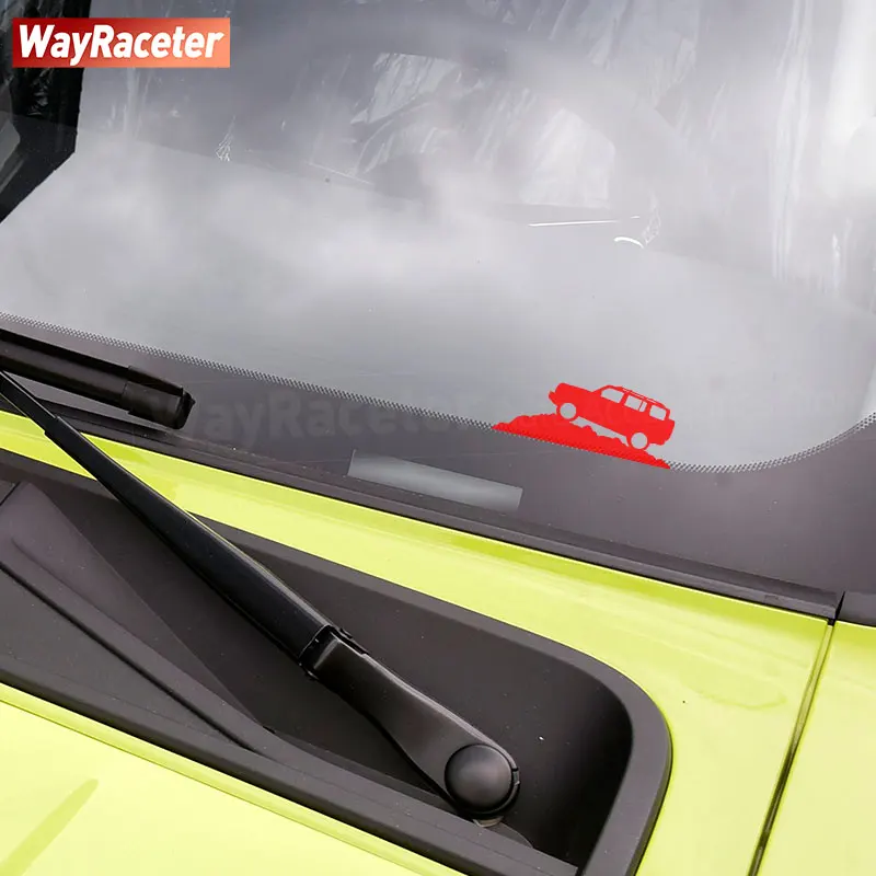 2 шт. креативные наклейки на окна автомобиля зеркало заднего вида отражающая