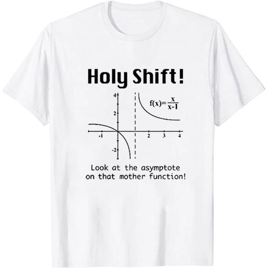 

Funny Sarcastic Pun Physics Adult Humor Parabolic T-Shirt Fashion Summer Top Unisex Matn Lover Short Sleeves Tee Student Tee