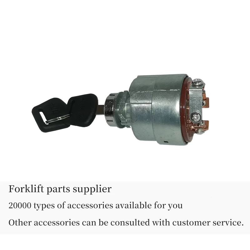 

Forklift start switch JK406C power switch ignition lock key suitable for Heli Hangzhou Dalian ignition switch