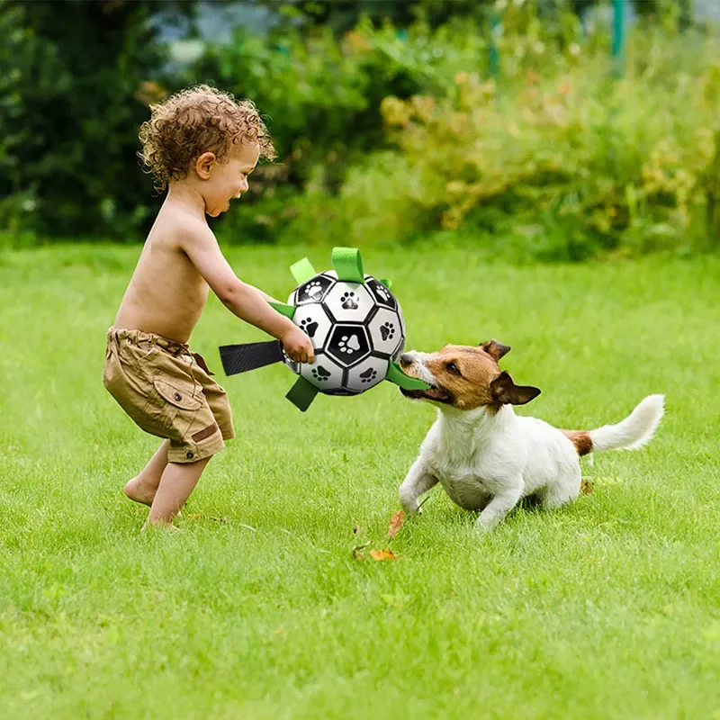 Новинка, детские футбольные игрушки для домашних животных с захватными вкладками, собачья лапа для тренировок на открытом воздухе, мячи для...