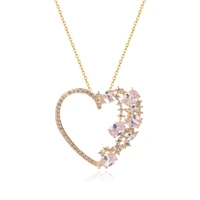 minimalist elegant everyday versatile heart pendant necklace chain chokers vintage women girl wedding birthday 2021 gift