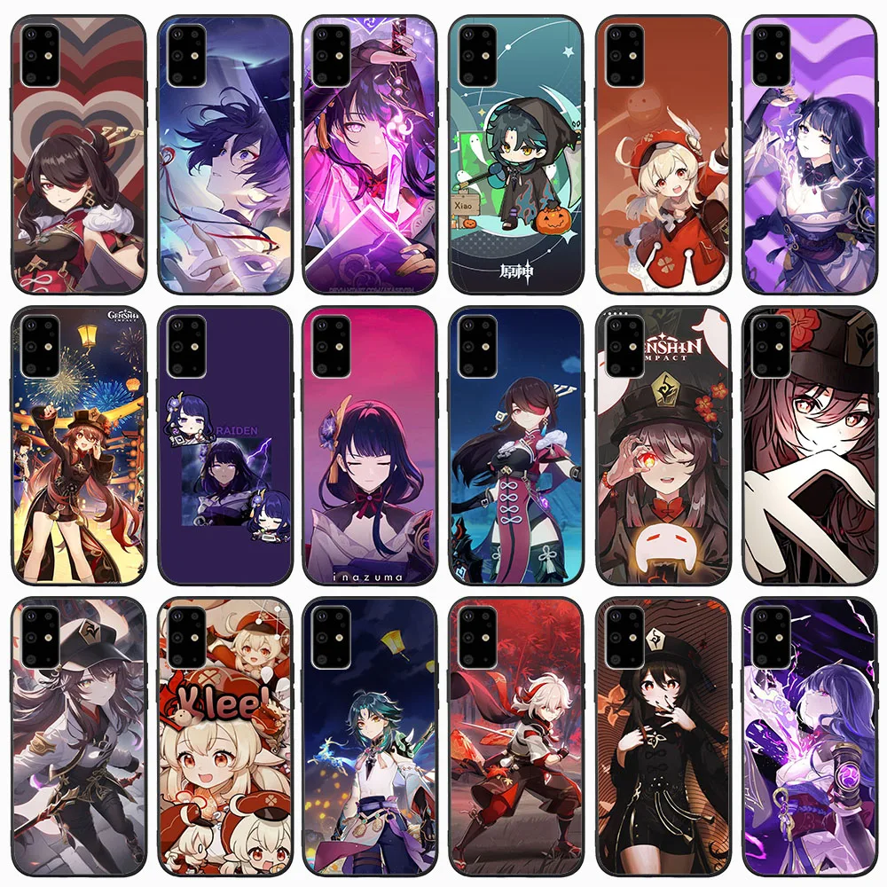 LK-27 Genshin, силикон, для OPPO A5S A7 A8 A32 A33 A91 F9 F19 A57 A76 A77 A55 A96 A52 A73 Pro