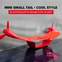 universal modified mini tail wing paste free punch car tail wing alloy auto styling decoration car accessories