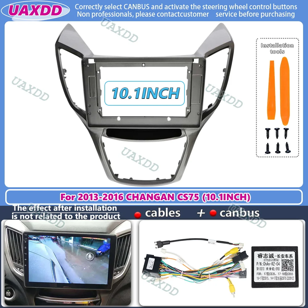 10 1-дюймовый автомобильный адаптер рамки для Chana Changan CS75 2013-2016 Android-радио монтажная