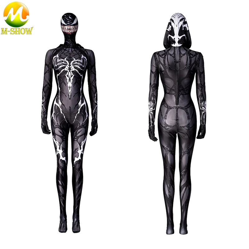 

PS5 Spider Suit Queen of The Dark Spider Jumpsuit Women Girls Game Cosplay Costume Zentai Bodysuit Hand Made