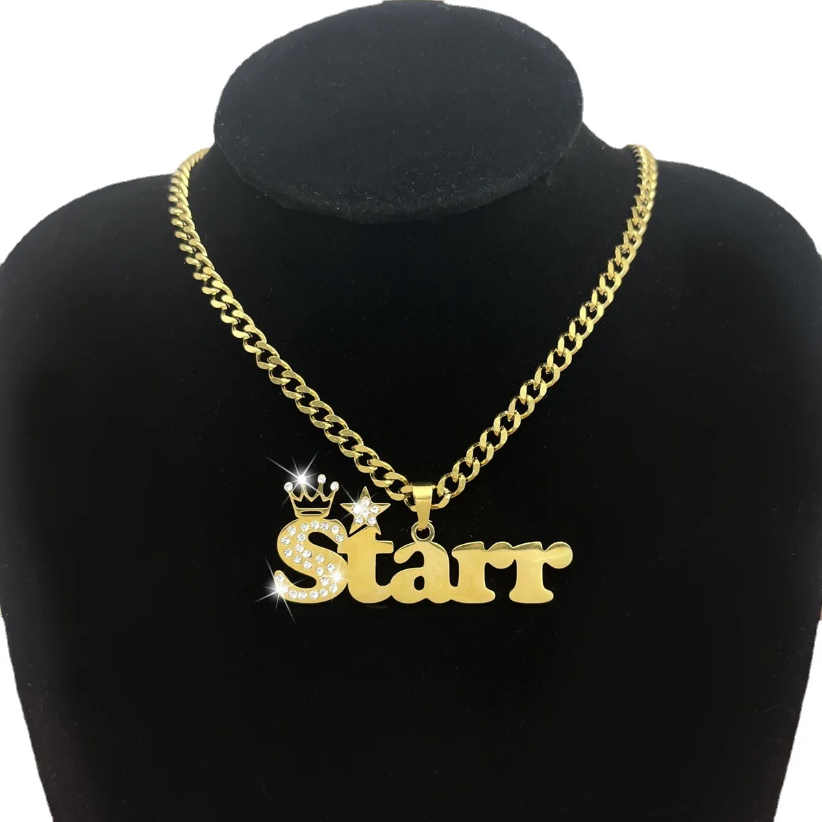 DIY Custom Name 2 Pcs Baby Necklace and Bracelet Sets for Kids Cute Zircon Crown New Born Birthday Jewelry Gifts