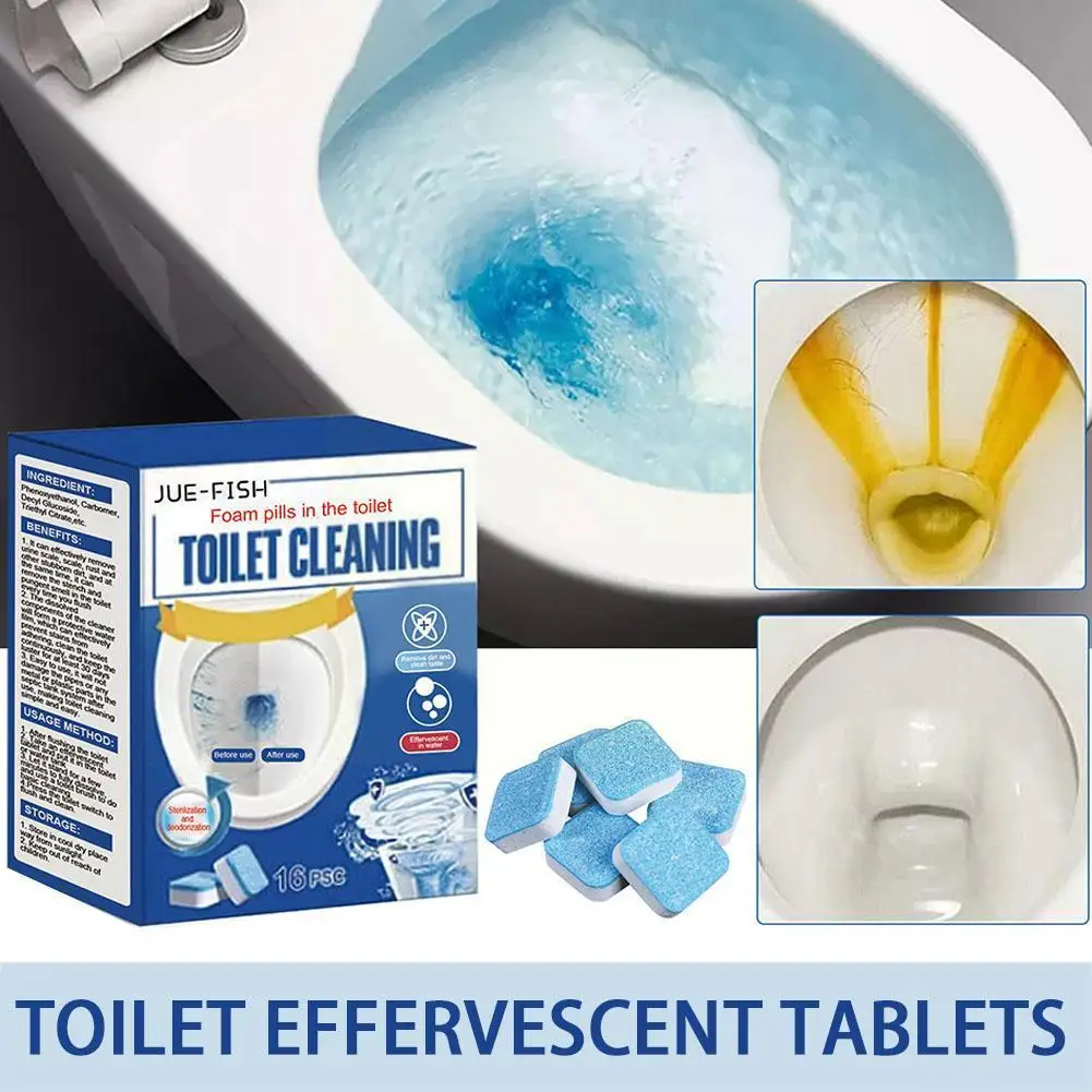 

Automatic Toilet Bowl Cleaner Effervescent Tablet For Toilet Fast Remover Urine Stain Deodorant Yellow Dirt Toilet Cleaning I8I6