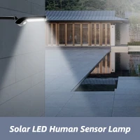 iwp solar wall light human body induction sensor street yard garden security lamp outdoor waterproof wall mounted solar light