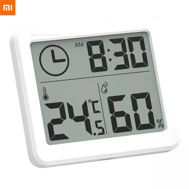 

Xiaomi Multifunction Thermometer Hygrometer Automatic Electronic Temperature Humidity Monitor Clock 3.2inch Large LCD Screen