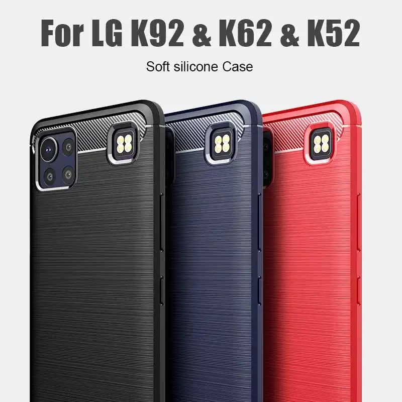 

YouYaeMi Shockproof Soft Case For LG K92 5G K62 K52 Phone Case Cover