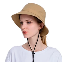 summer outdoor sunscreen basin bucket hat men and women travel light blocking eye protection visor sun hat panama hat unisex