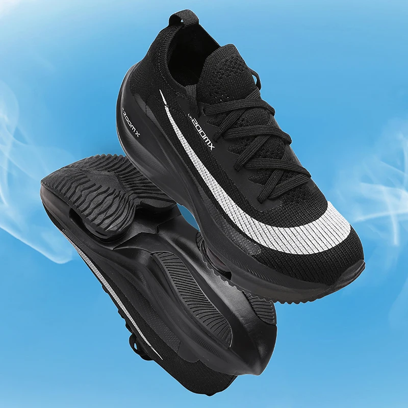 Zoomx Alphafly 4% Breathable Comfortable Mens Running Shoes Zoom Tempo Next Flyease Black Electric Green Trainers Sport Sneakers