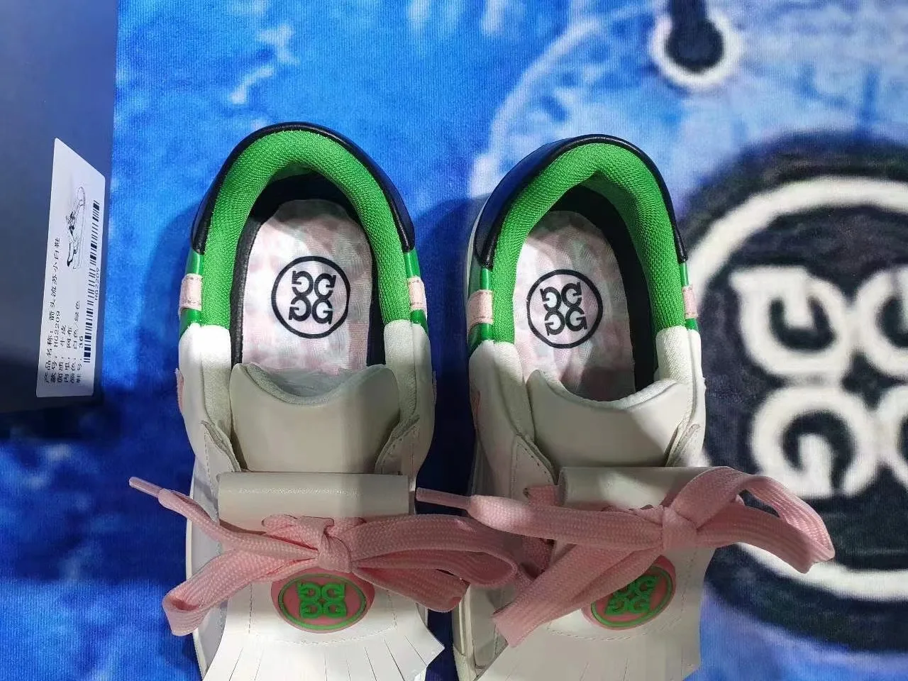 New golf adult women sneaker flat leisure comfortable breathable sports waterproof non-slip shoes fashion fringe  lady shoes