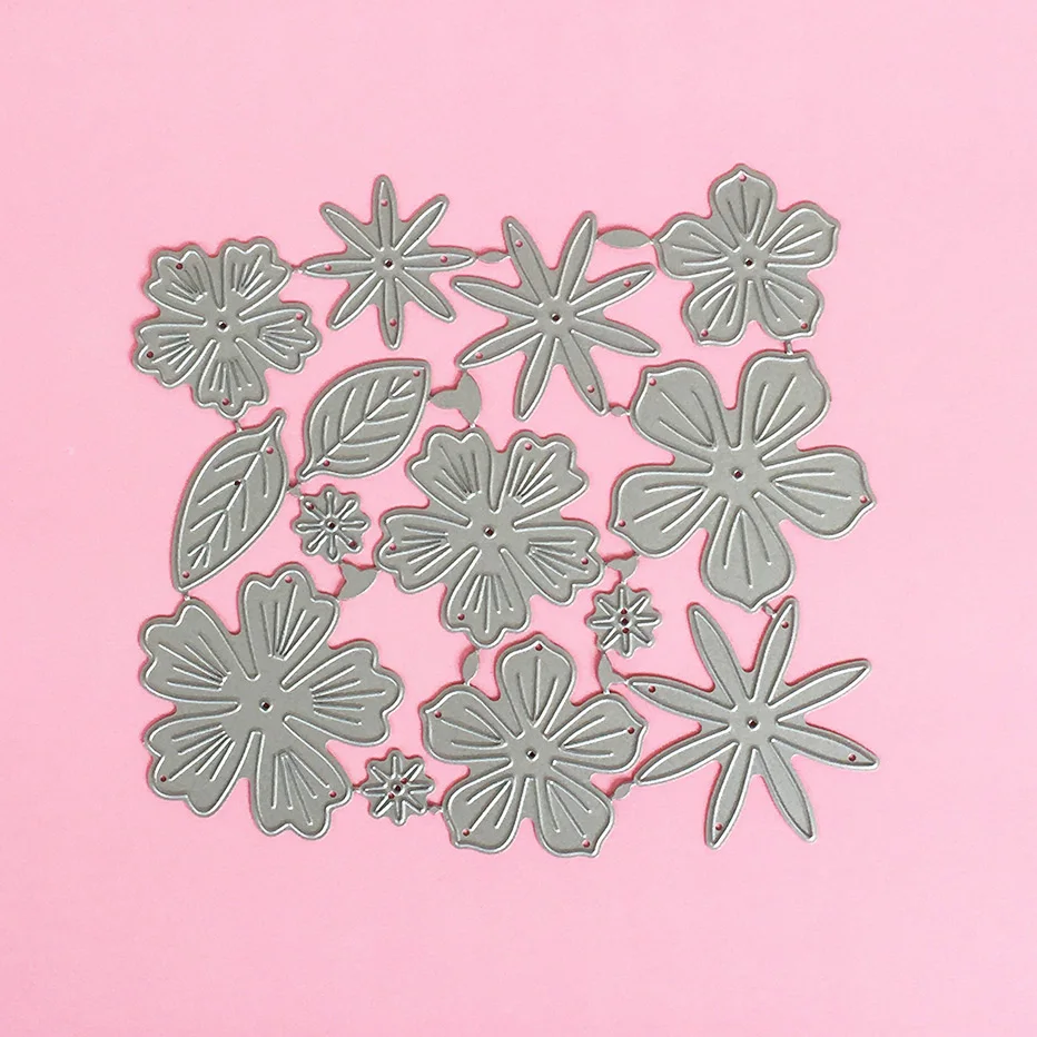 Разные лепестки для скрапбукинга вырубные штампы оформление сделай сам бумажная