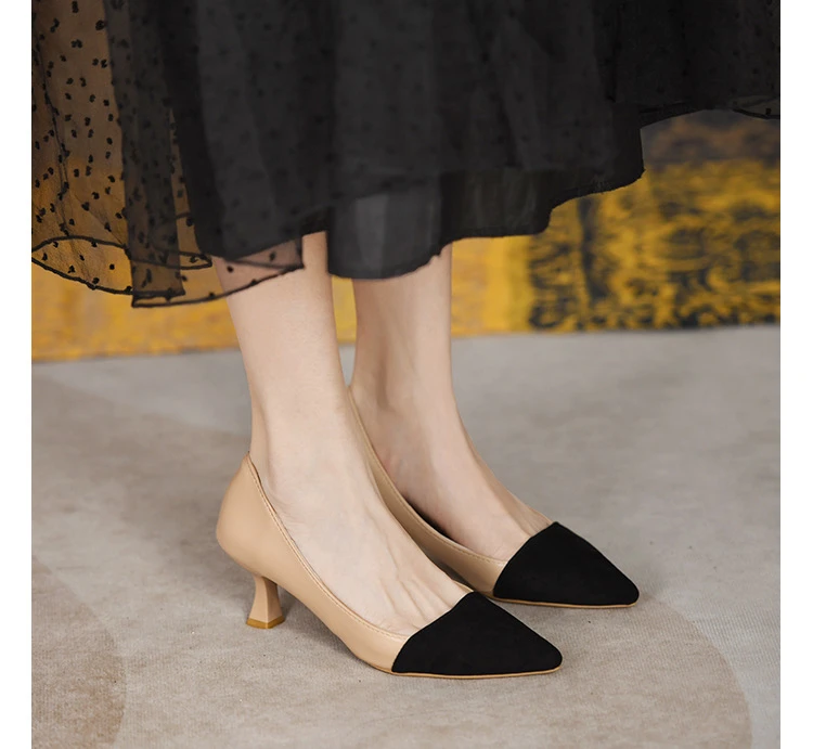 Retro Shoes Women Zapatos De Damas Elegantes Casual Pointed Toe Pumps WOMEN Bridal Shoes туфли женские Tacones Mujer