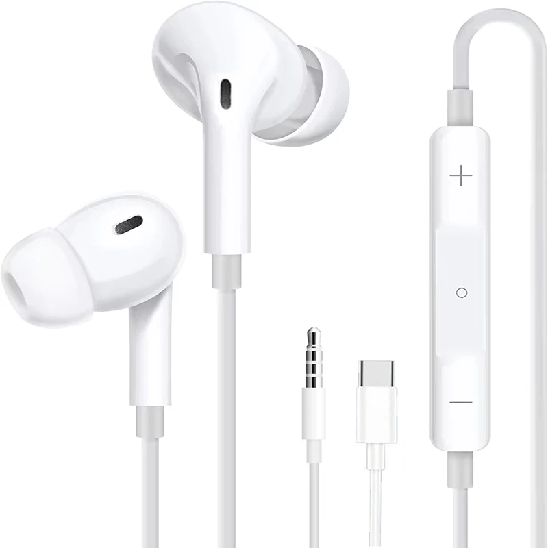 Оригинальные проводные наушники для Apple iPhone 15 16 Pro Max Plus наушники-вкладыши iPad 3 5 мм