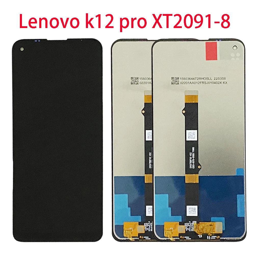 

Original LCD Display For Lenovo K12 lcd XT2095-4 for Lemon K12 Pro XT2091-8 LCD Display Touch Screen Digitizer Assembly