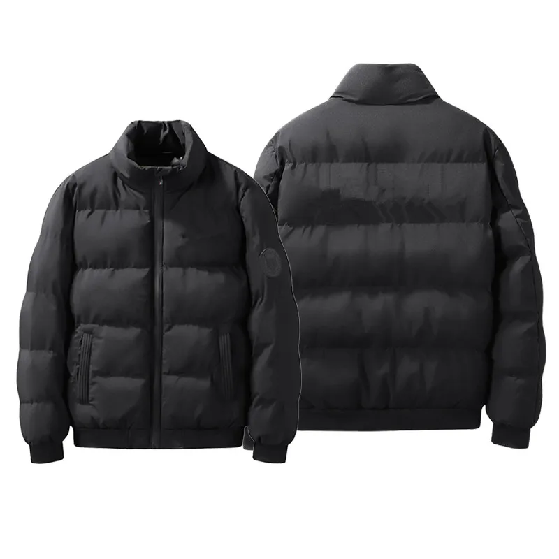 2022Men's Warm Cotton-Padded Jacket Windbreaker Zipper Casual Fashion Outdoor Jacket High Quality Plus Size Cotton-Padded Jacket