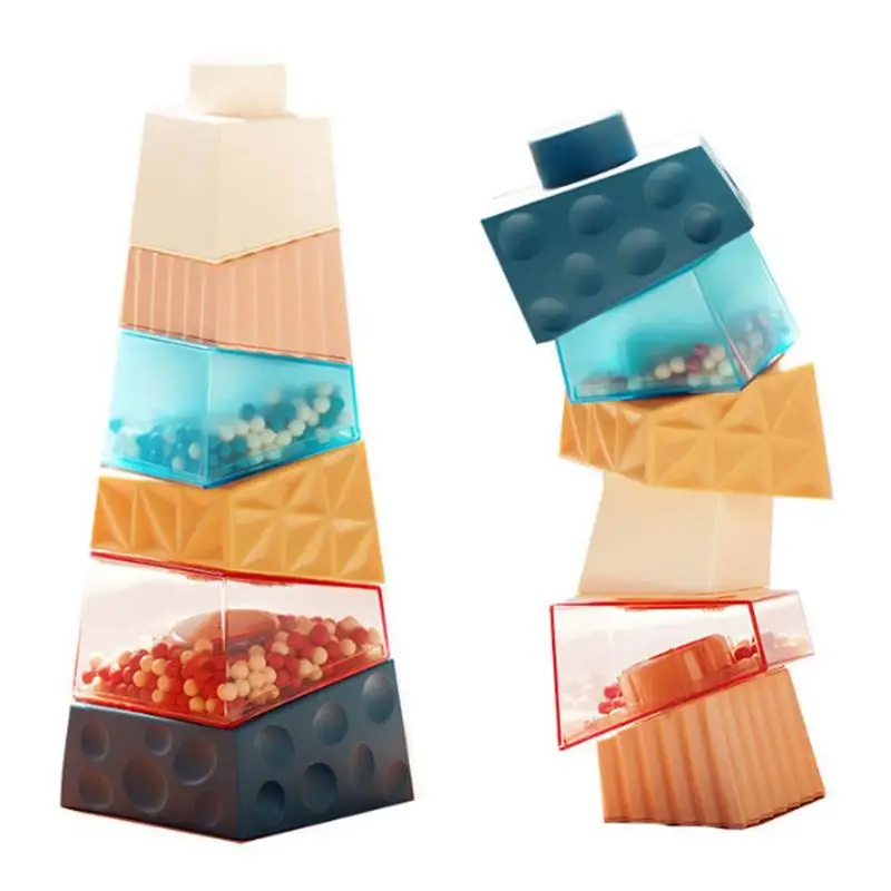 

Stacking Cups Stacking Toys Balancing Blocks Baby Stacking Rings Musical Toys Stacked In Various Shapes Early Educational Game