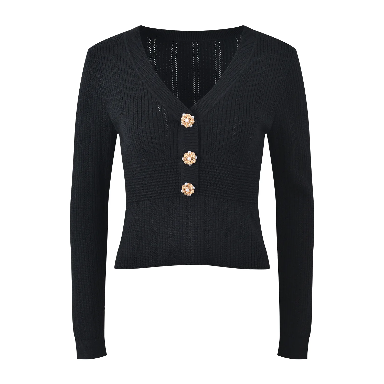 Модный осенне-зимний белый пуловер ZJYT с V-образным вырезом свитера женские