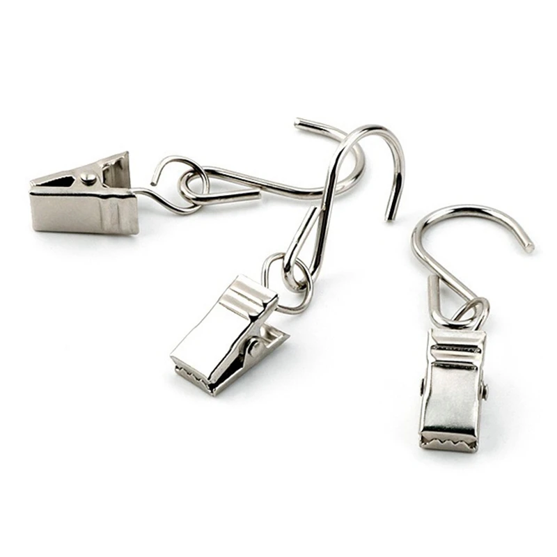 S крючки зажимы для штор 50 шт. подвесные строительные светильники вешалки желоба