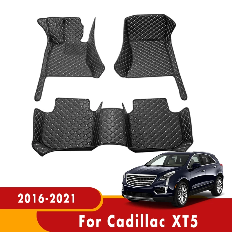 

For Cadillac XT5 2021 2020 2019 2018 2017 2016 Car Floor Mats Carpets Rugs Auto Waterproof Foot Pads Automobiles Accessories