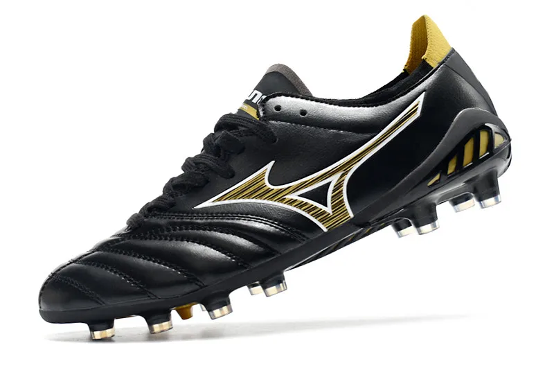 Authentic Mizuno Creation MORELIA NEO III Men's Shoes Sneakers Mizuno Outdoor Sports Shoes Black/Yellow Color Size Eur 40-45