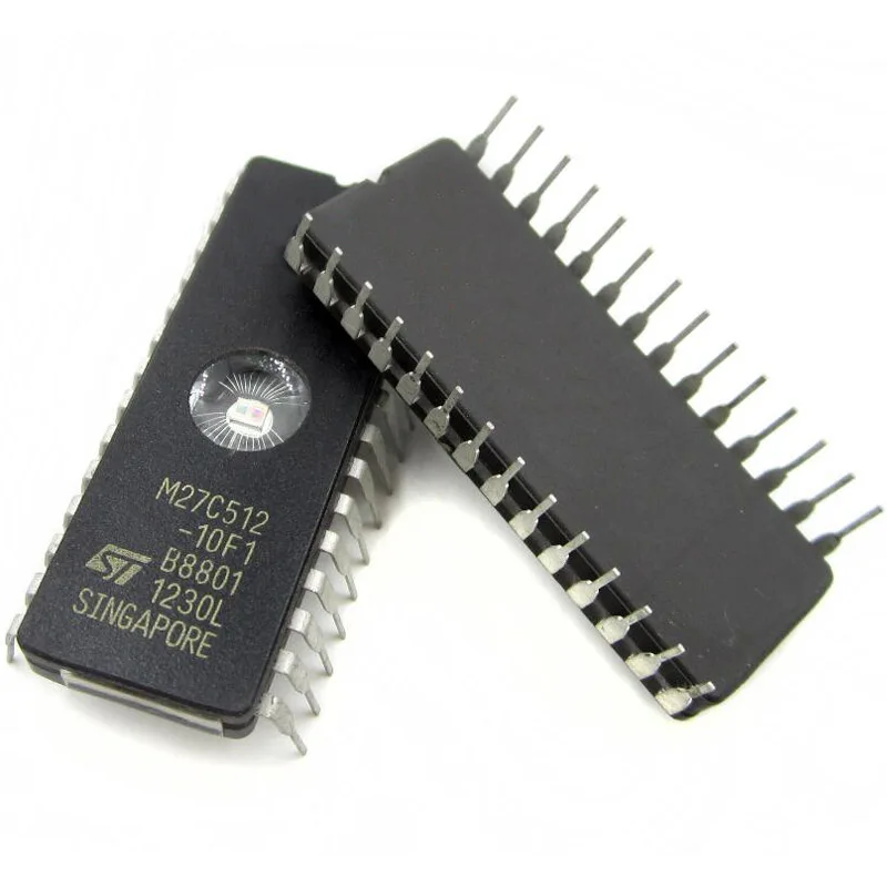 

50PCS IC 27C512 CDIP-28 ST NEW M27C512-10F1 GOOD QUALITY BEST