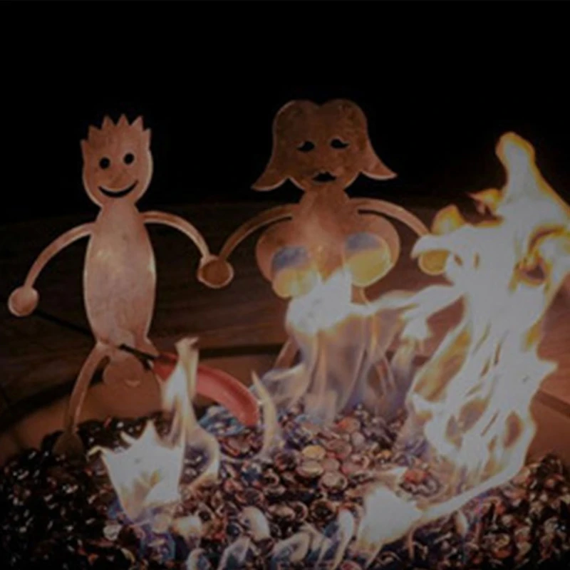 Стальные жаровня для хот-догов/дорожков новинка палочка жарки огня в таборе