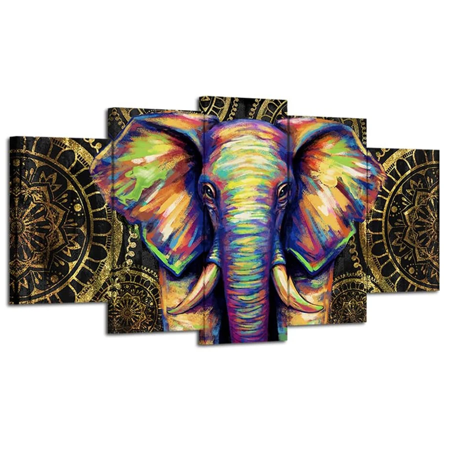 5D наборы алмазной живописи африканские животные настенное искусство слон