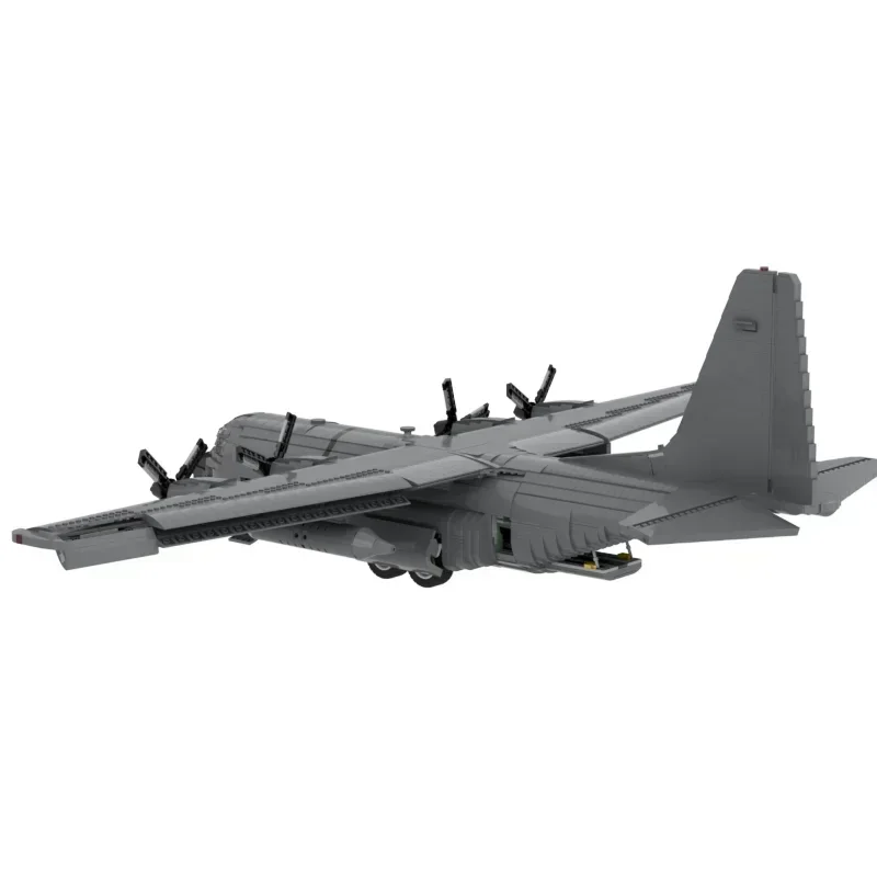 Moc строительные кирпичи модель военного истребителя Legacy C-130H Hercules 1:38