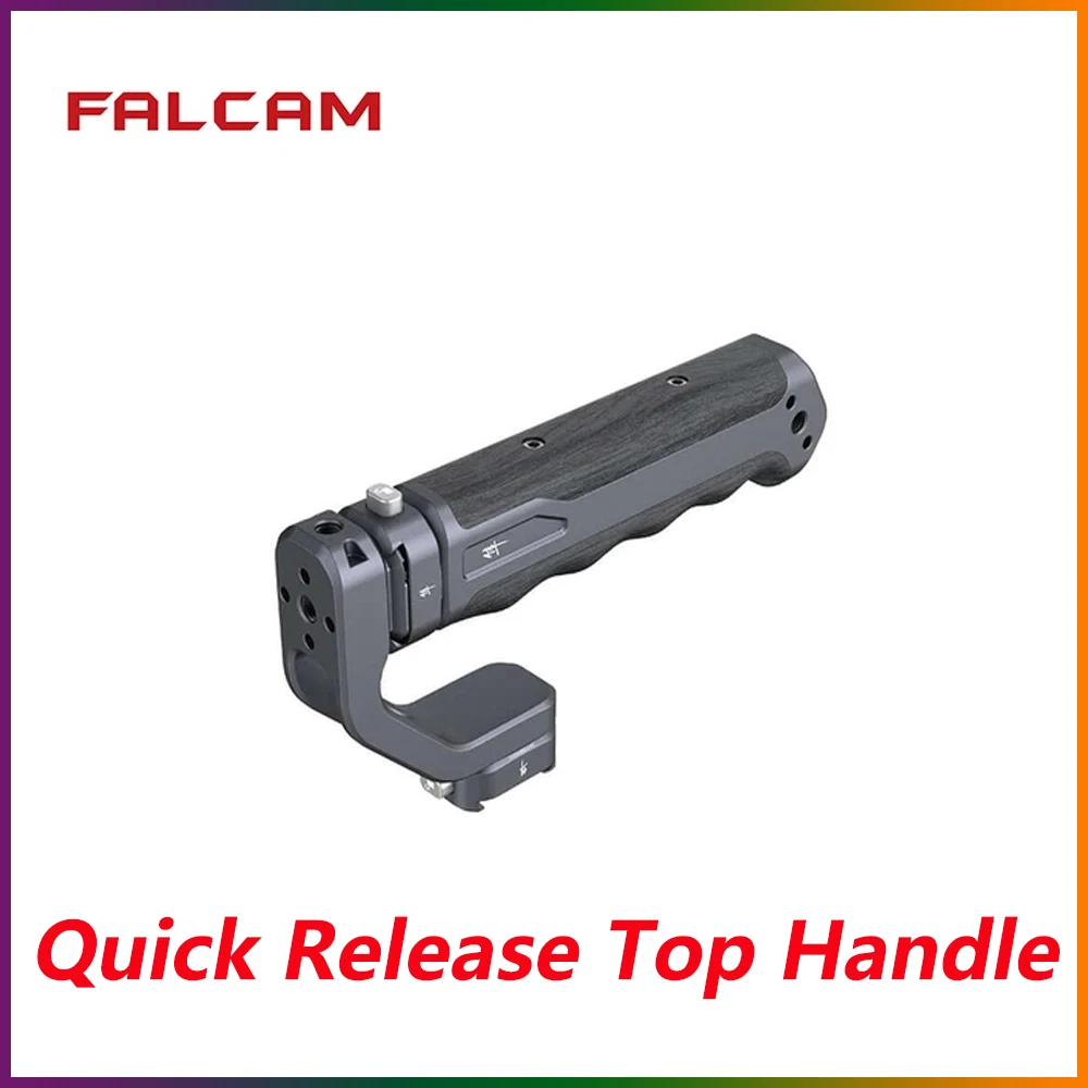 

Falcam F22 Camera Cage Quick Release Top Handle Grip Multiple 1/4"-20 Threads ARRI Handheld Grip for Sony Lumix Nikon Fuji