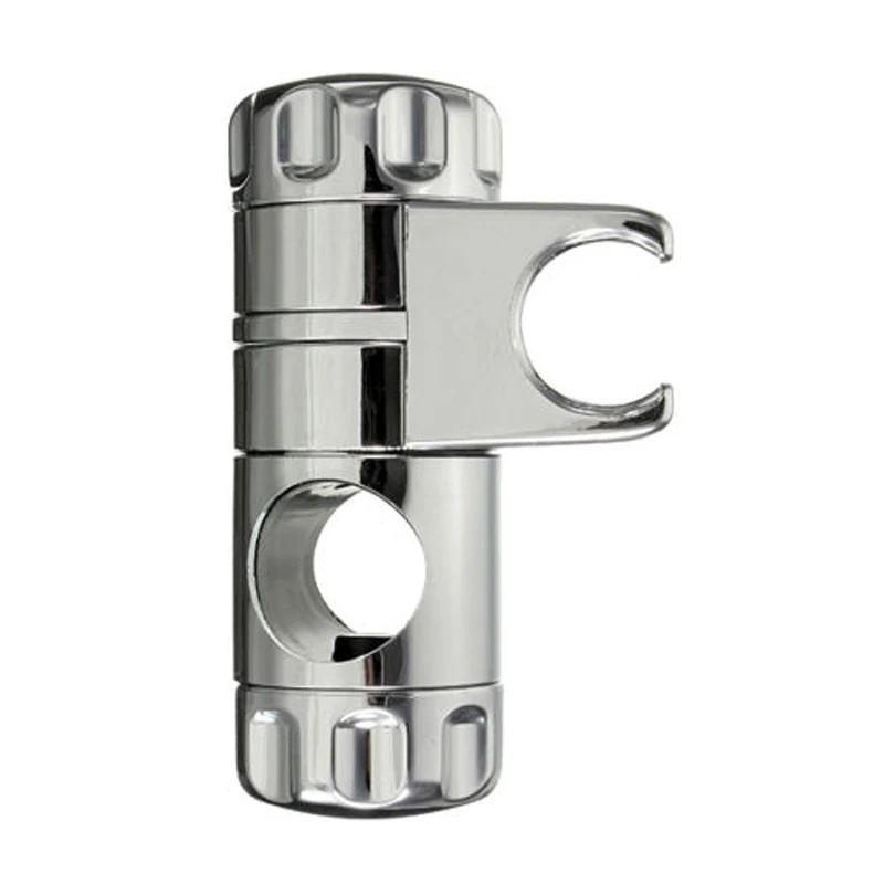 

1 PC New Chrome Shower Rail Head Slider Holders Adjustable 25mm Bracket Slide Bar For Bathroom Shower Head Replacement Parts