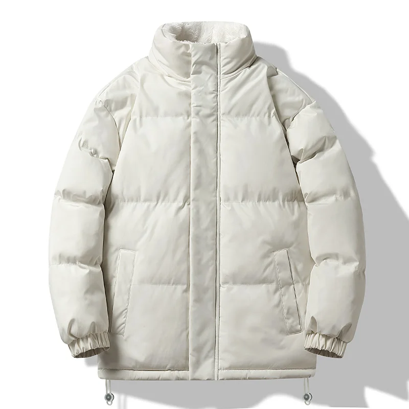 2022 Winter Coat Men's Warm Parkas Streetwear Cotton Coats Slim Male Jackets Windproof Padded Coat Mens Clothing Dropshipping