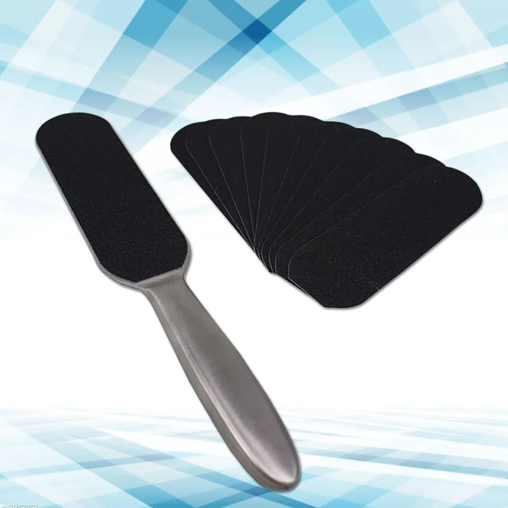 

Pedicure Foot Scraping Plate Double Side File Pumice Stone Callus Paddle Dead Skin Remover