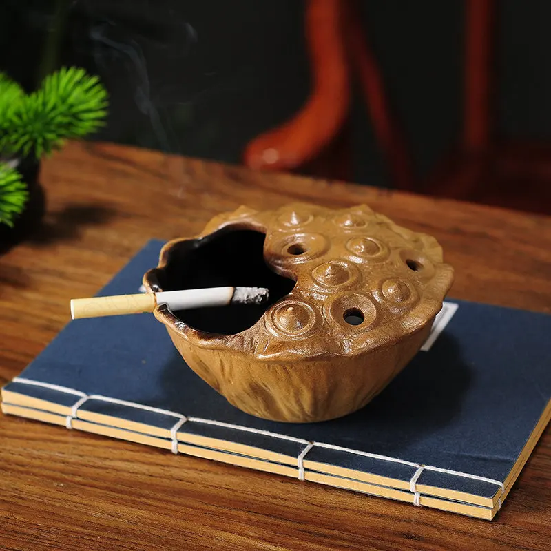 

Пепельница керамическая североевропейская настольная, Креативные украшения для гостиной и ресторана, простые современные домашние украшения