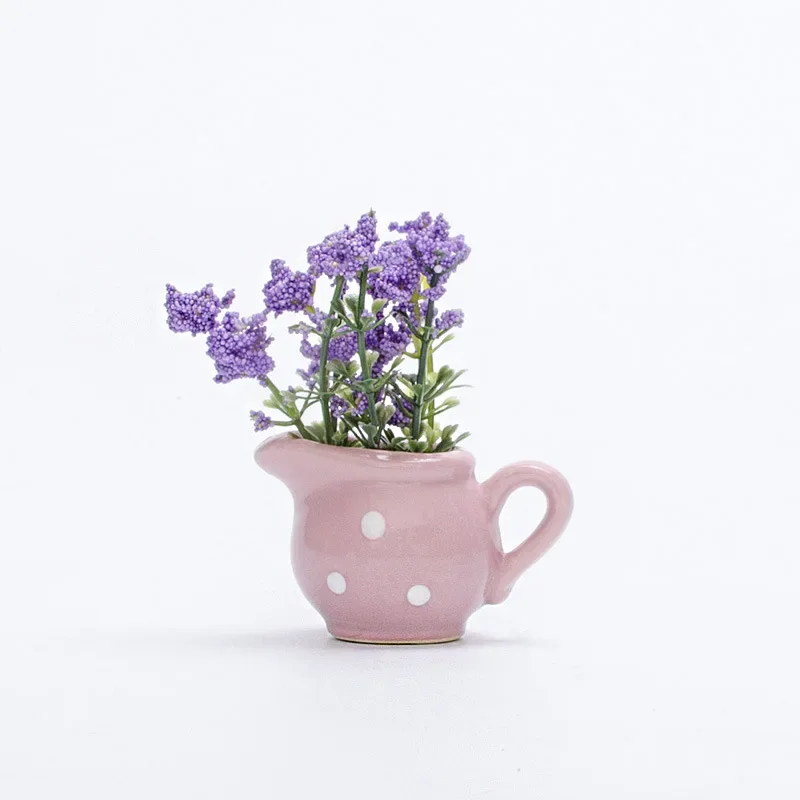 

1 шт. креативная магнитная мини-керамическая ваза 3D имитация цветов в горшке милый декоративный магнит на холодильник для кухни домашний декор