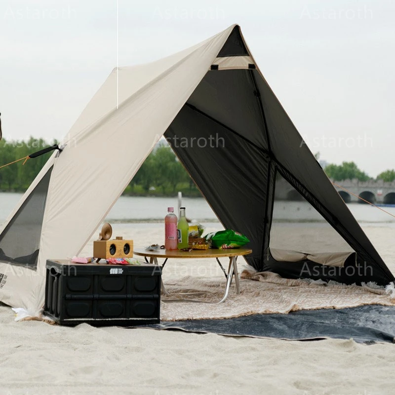 

2-3 Person 196*150*132cm Mongolia Yurt Family Travel Hiking Anti Mosquito Sun Shelter Awning Gazebo Beach Outdoor Camping Tent