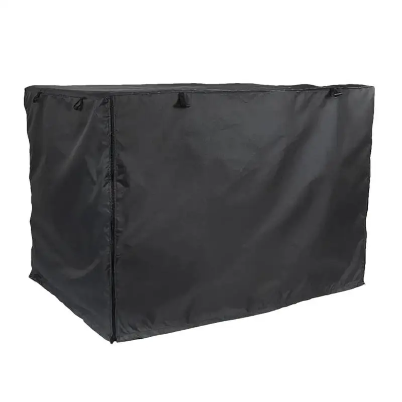 

Чехол для клетки собаки с серебряным покрытием из ткани Оксфорд, дышащий водонепроницаемый чехол для клетки с вентиляционными окнами