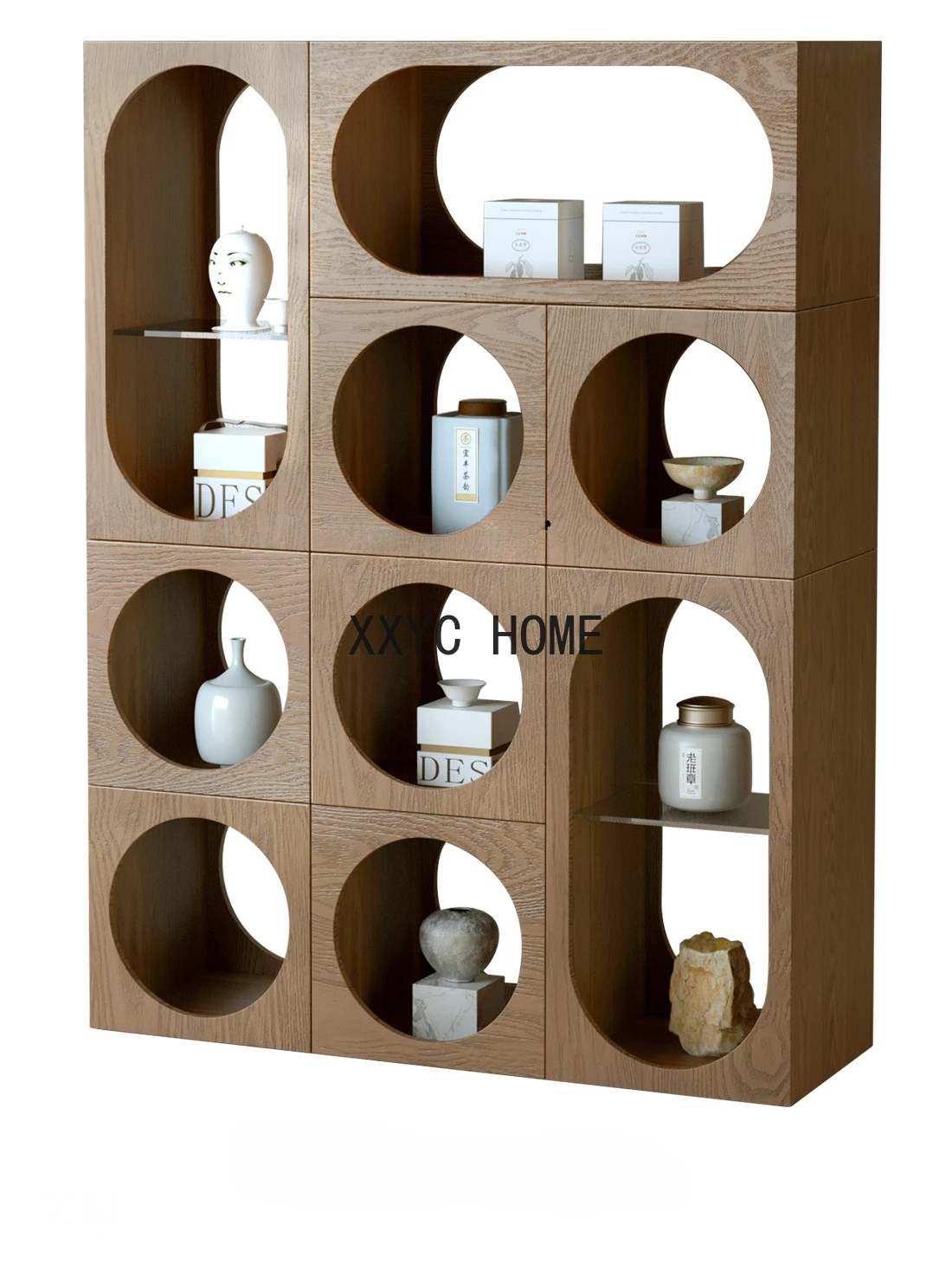 Новый китайский стиль чайный шкаф напольный керамический художественный