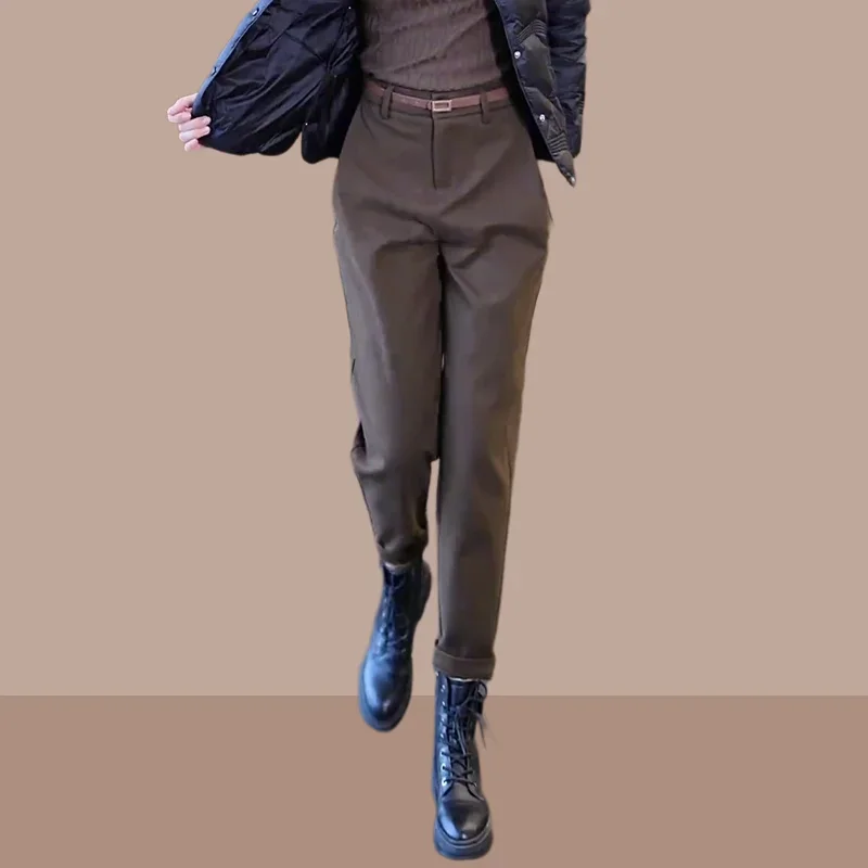 Женские шерстяные брюки NoEnName_Null