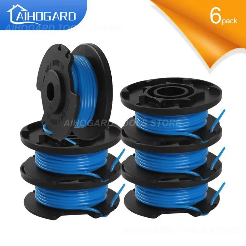 

4/6Pcs String Trimmer Line Ryobi 0.065 inch Autofeed for Replacement Spools Ryobi 18V 24V 40V Cordless Trimmers Power Tool