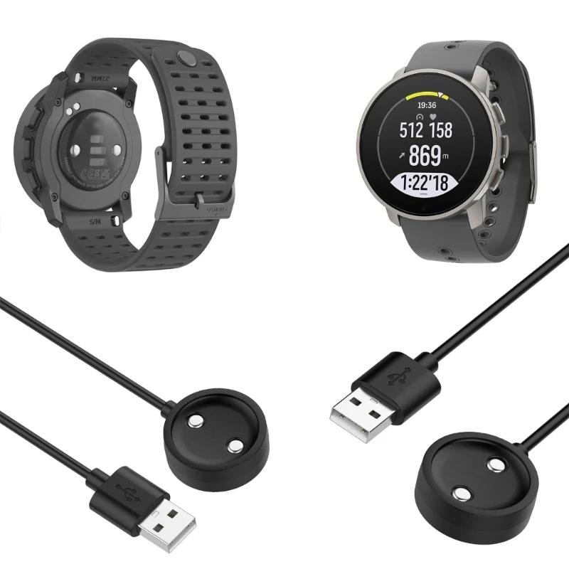 

Charging-Cable Dock Bracket Adapter Cord Station for Suunto 9