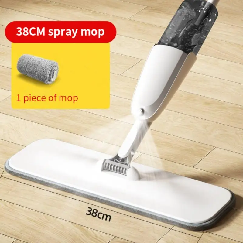 

Spray Mop Broom Set Mop Wooden Floor Flat Mops Home Cleaning Tool Household with Reusable Microfiber Pads Lazy Mop