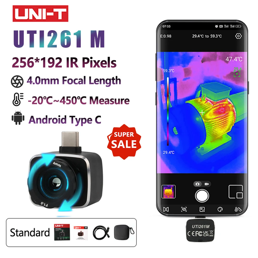 

UNI-T UTI261M тепловизор для телефонов A－BF